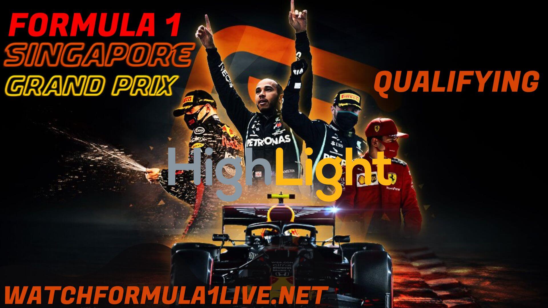 Formula 1 Singapore 2022 GP Qualifying Highlights